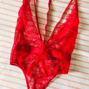 VICTORIA SECRET RED ONE PIECE
